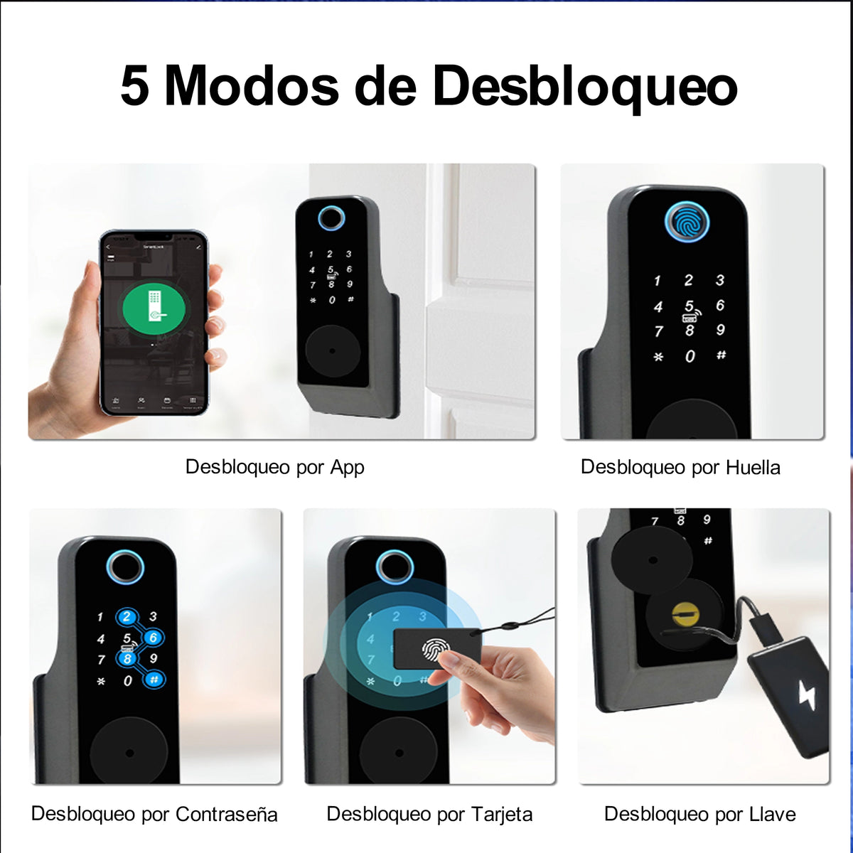 Cerradura Elegante K20 Doble Seguridad