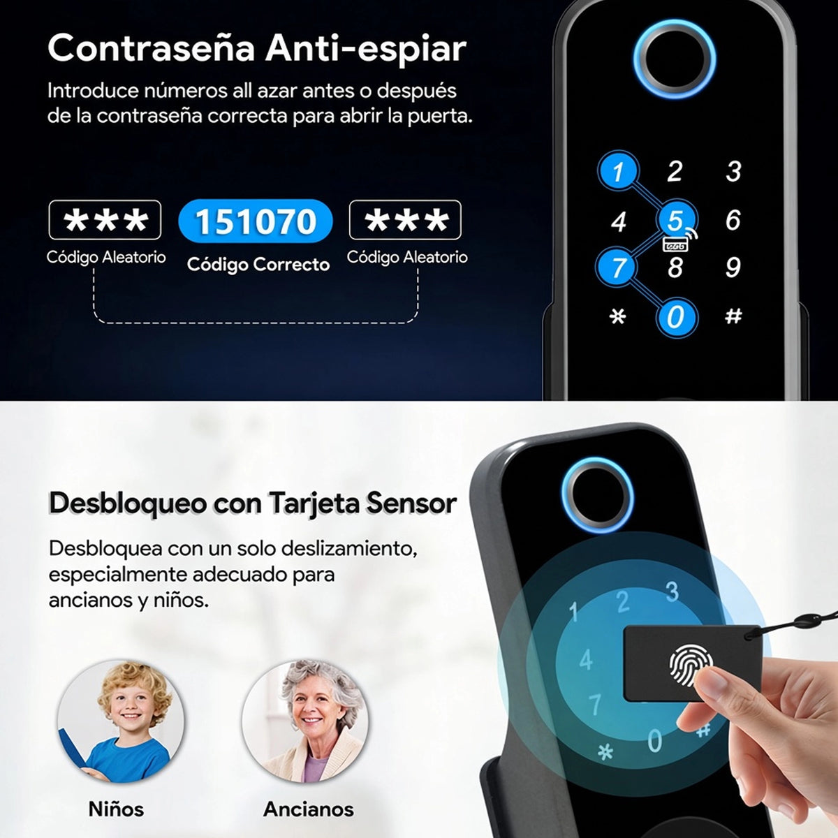Cerradura Elegante  K20 Doble Seguridad