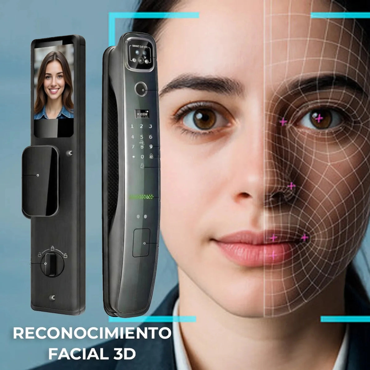 Cerradura Inteligente K904 con Reconocimiento facial