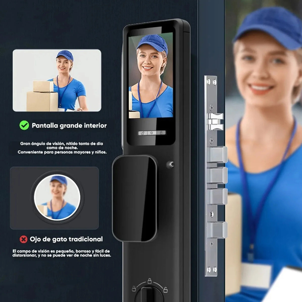 Cerradura Inteligente K904 con Reconocimiento facial