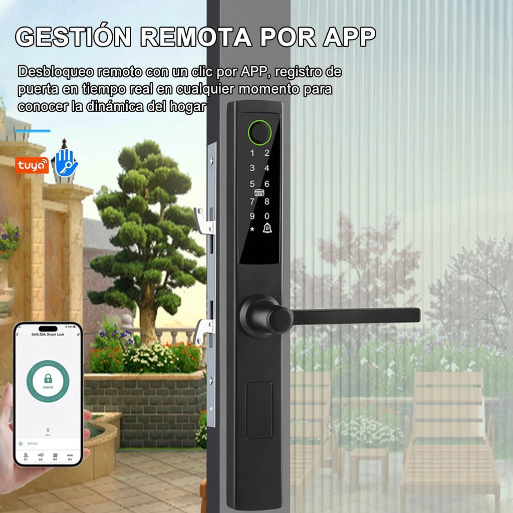 Cerradura Inteligente HD04 para Puerta de Aluminio