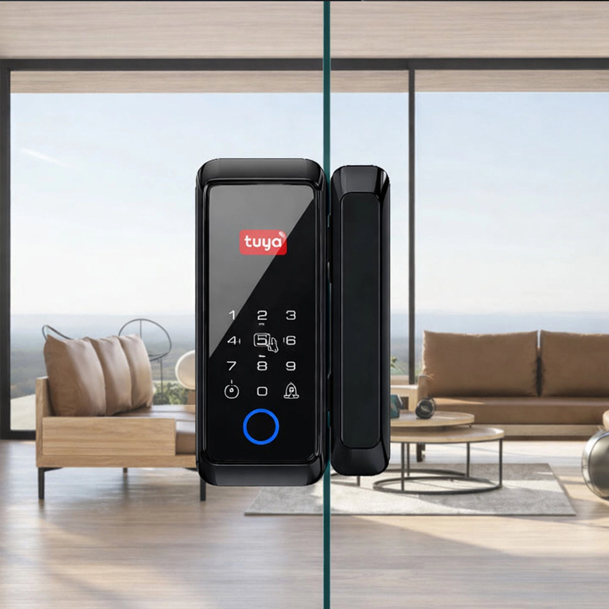 Cerradura digital puerta de vidrio G19 Tuya
