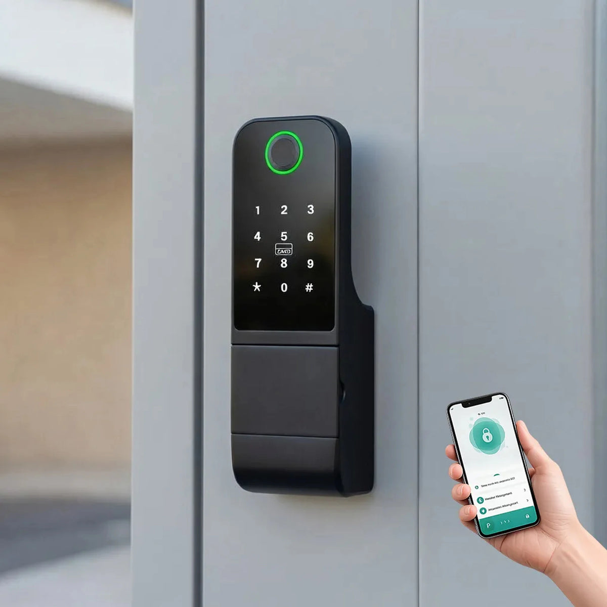 Cerradura Digital Tipo RIM F20 Tuya