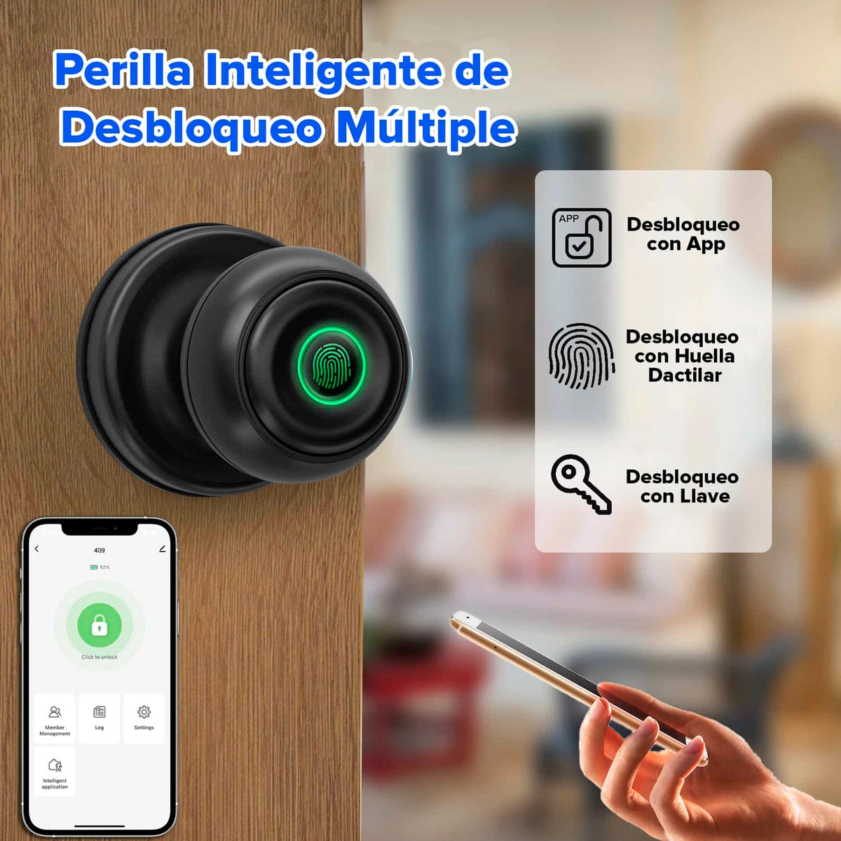 Cerradura Bola Digital H408
