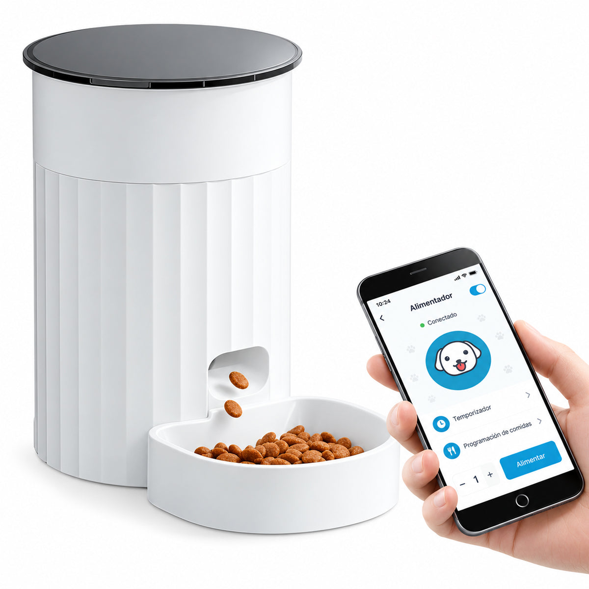 Comedero Smart App de 3L de 1 plato
