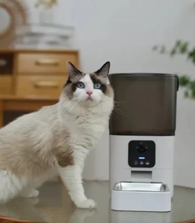 Dispensador De Alimentos Smart Para Mascotas Con Cámara(3)